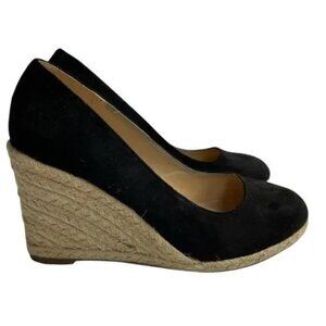 Cityclassified Black Espadrille Wedges